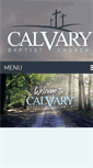 Mobile Screenshot of calvarybaptist-gwd.org